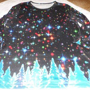 Womens Christmas Shirt-- Size Large/Xlarge-- NEAT